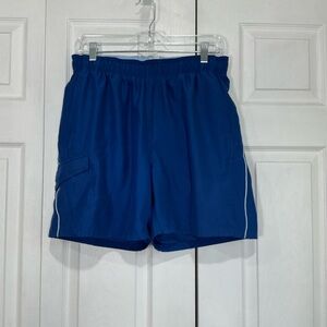 🩷 Nike Blue Men’s Bathing Suit Swim Trunks Pocket Lined - Medium